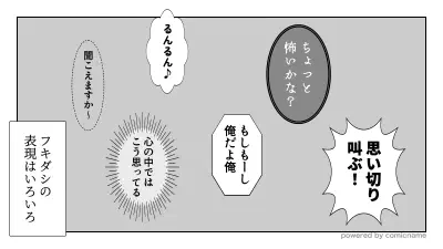 キャラの言葉を実体化させる、効果的な「フキダシ」の見た目